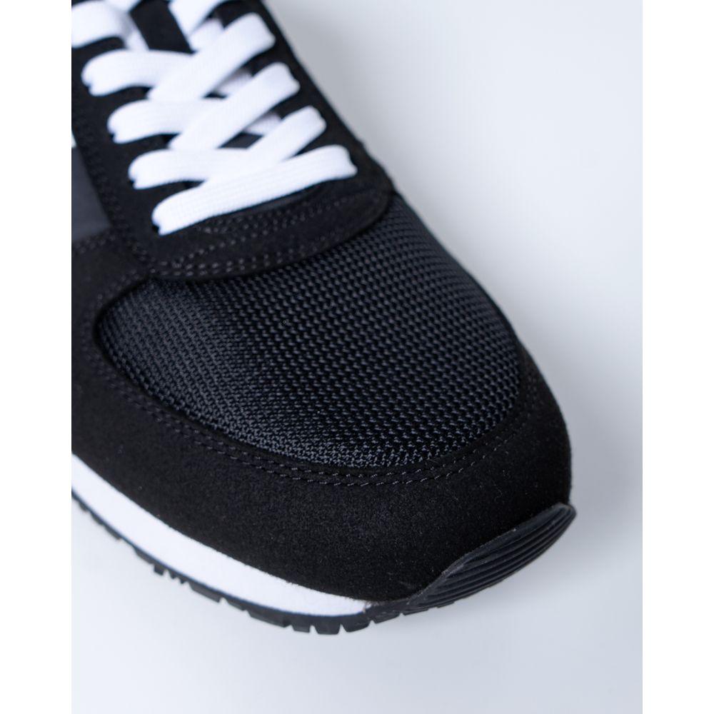 Armani Exchange Black Polyester Sneaker - Arichezz.store