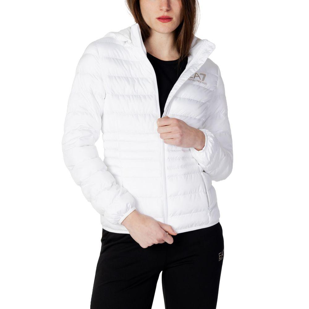 EA7 Emporio Armani White Polyester Jackets & Coat - Arichezz.store