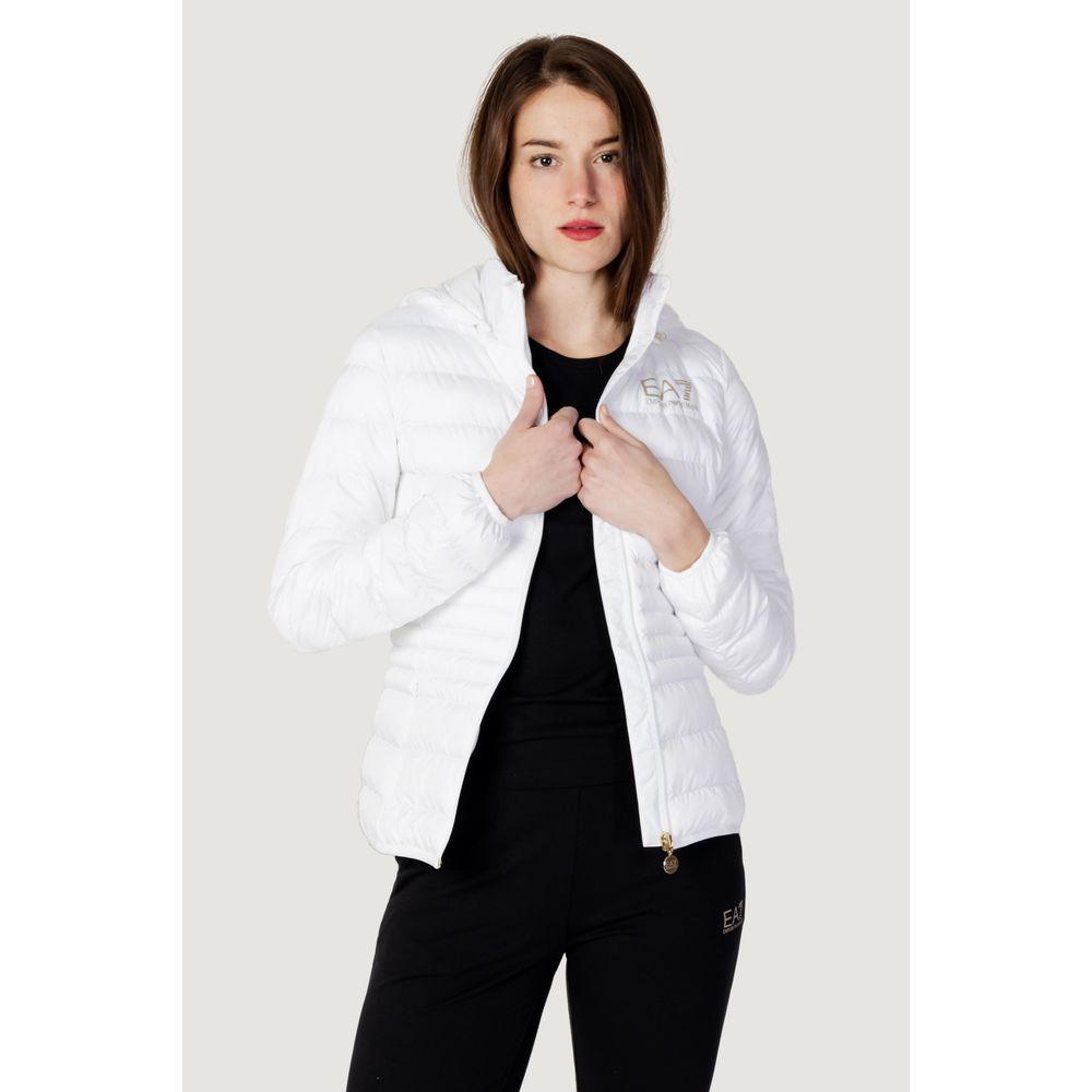 EA7 Emporio Armani White Polyester Jackets & Coat - Arichezz.store