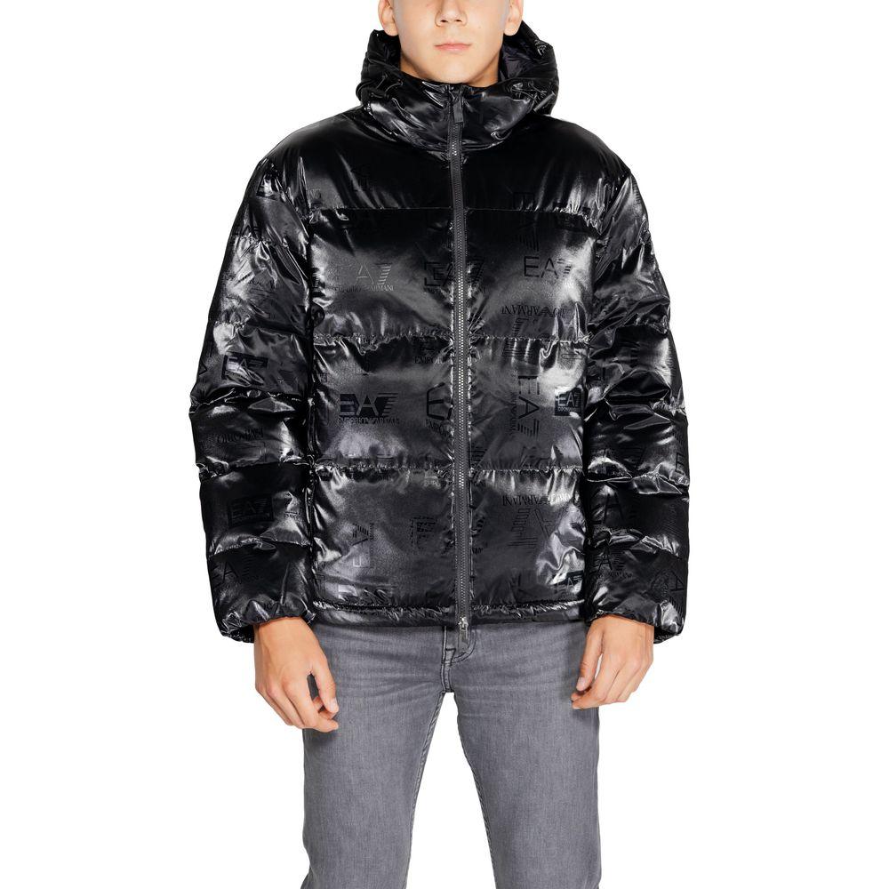 EA7 Emporio Armani Black Polyester Jacket - Arichezz.store