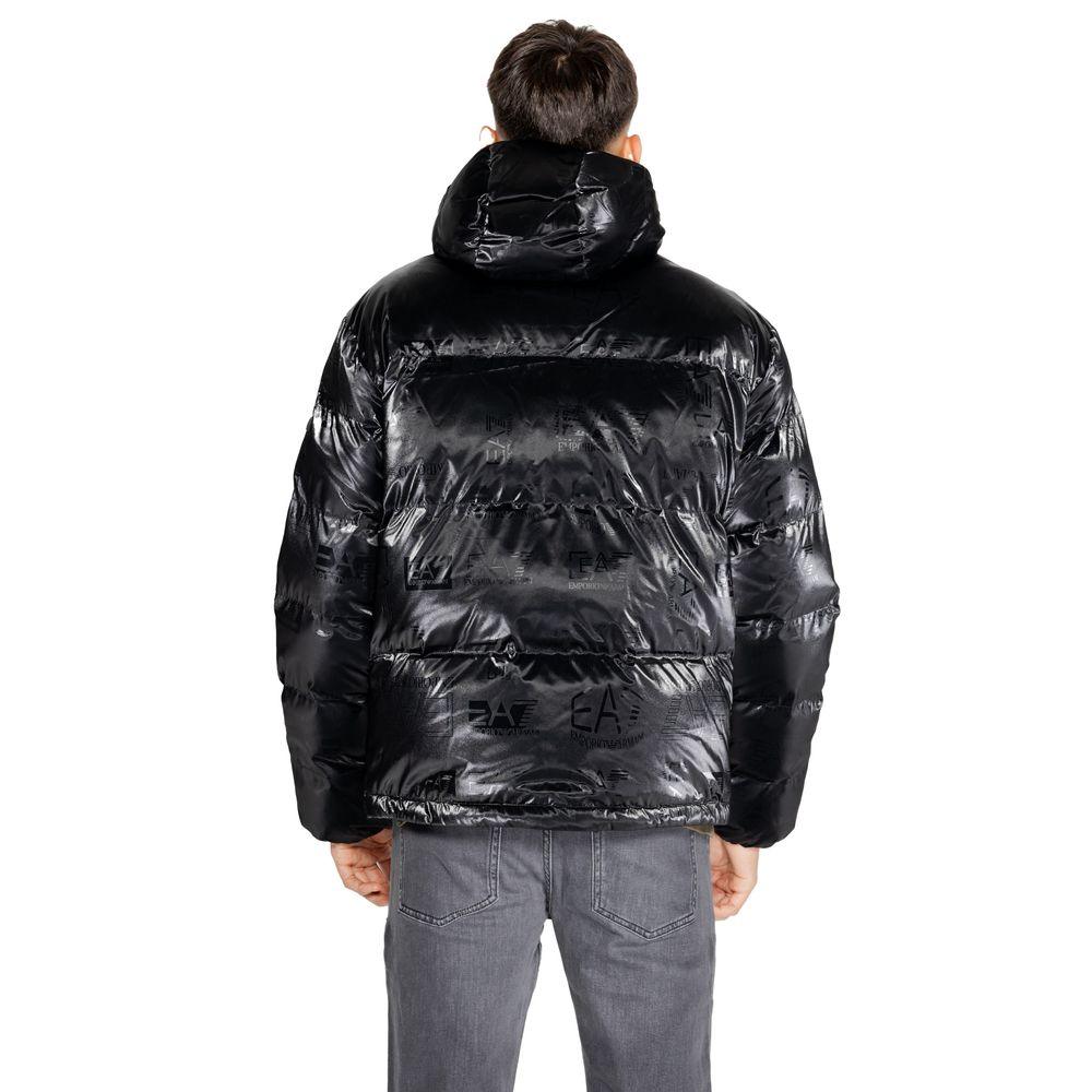 EA7 Emporio Armani Black Polyester Jacket - Arichezz.store