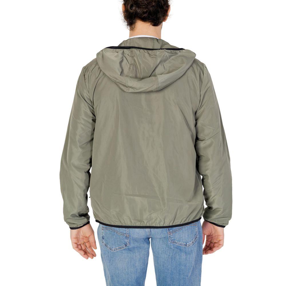 EA7 Emporio Armani Green Polyester Jacket - Arichezz.store