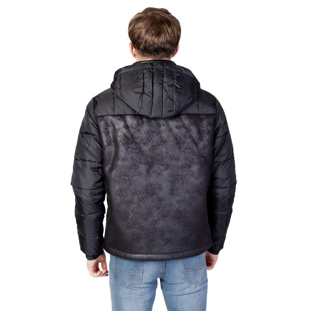 EA7 Emporio Armani Black Polyester Jacket - Arichezz.store