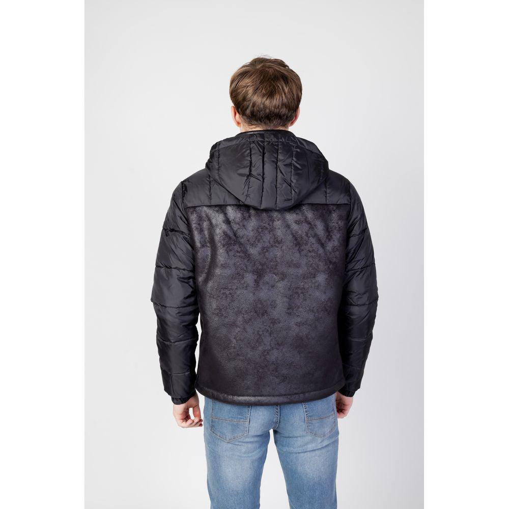 EA7 Emporio Armani Black Polyester Jacket - Arichezz.store