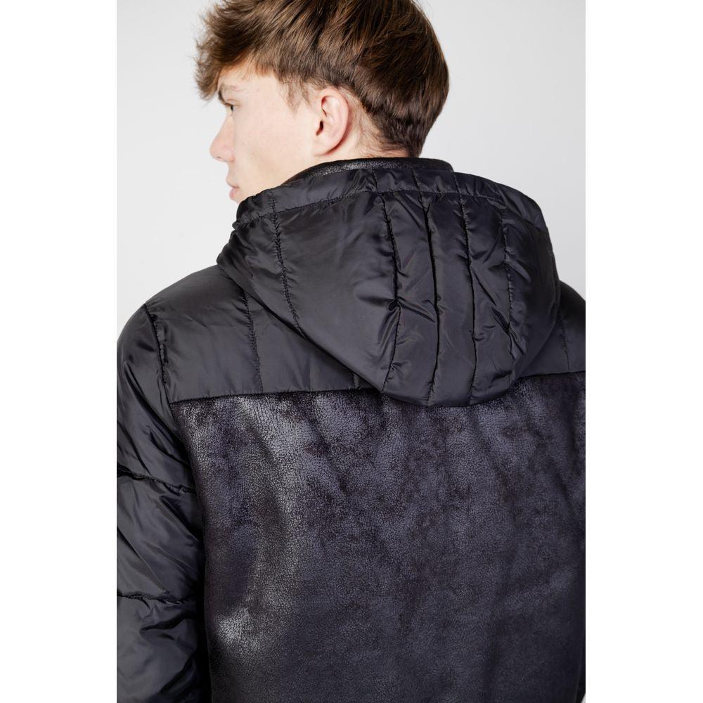 EA7 Emporio Armani Black Polyester Jacket - Arichezz.store