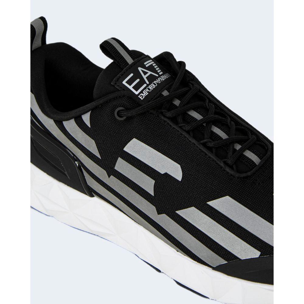 EA7 Emporio Armani Black Polyester Sneaker - Arichezz.store