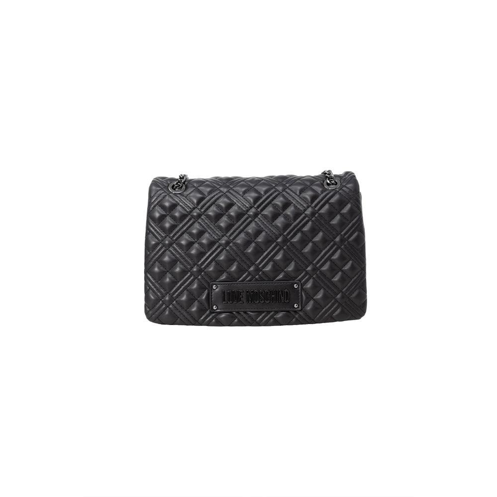 Love Moschino Black Polyethylene Handbag - Arichezz.store