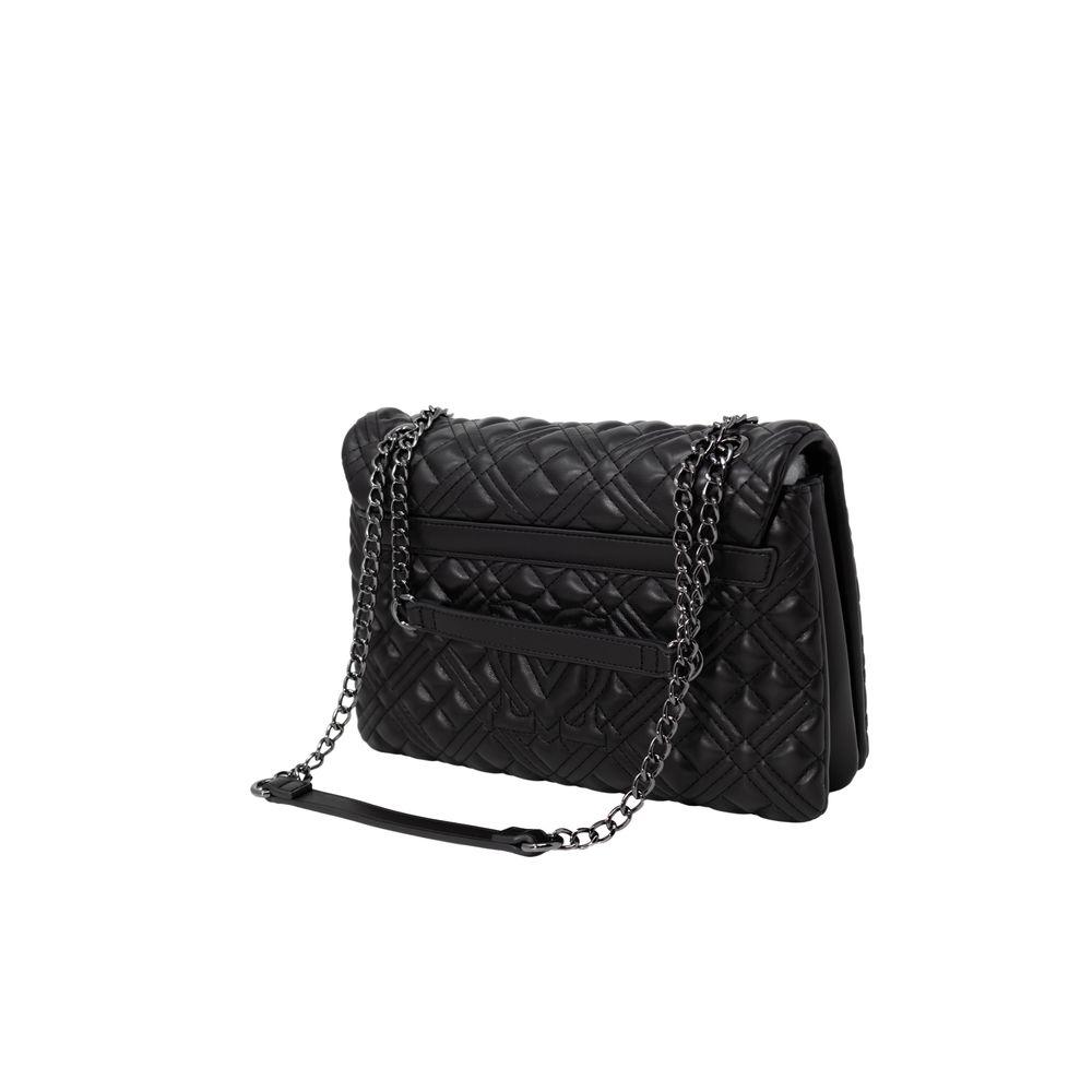 Love Moschino Black Polyethylene Handbag - Arichezz.store