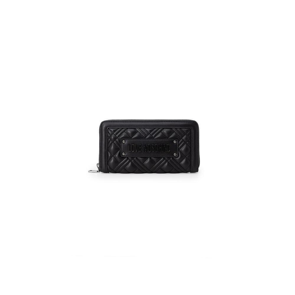 Love Moschino Black Polyethylene Wallet - Arichezz.store