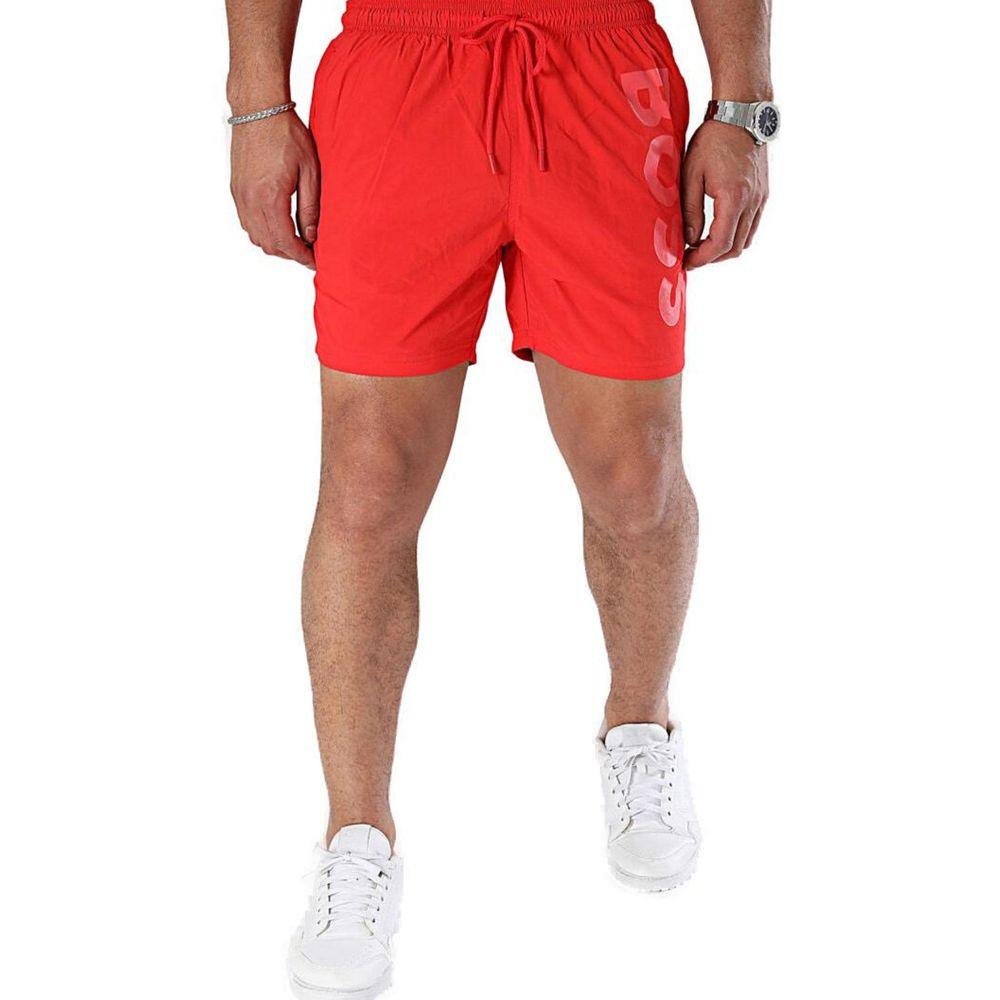 Hugo Boss Red Polyester Swimwear - Arichezz.store