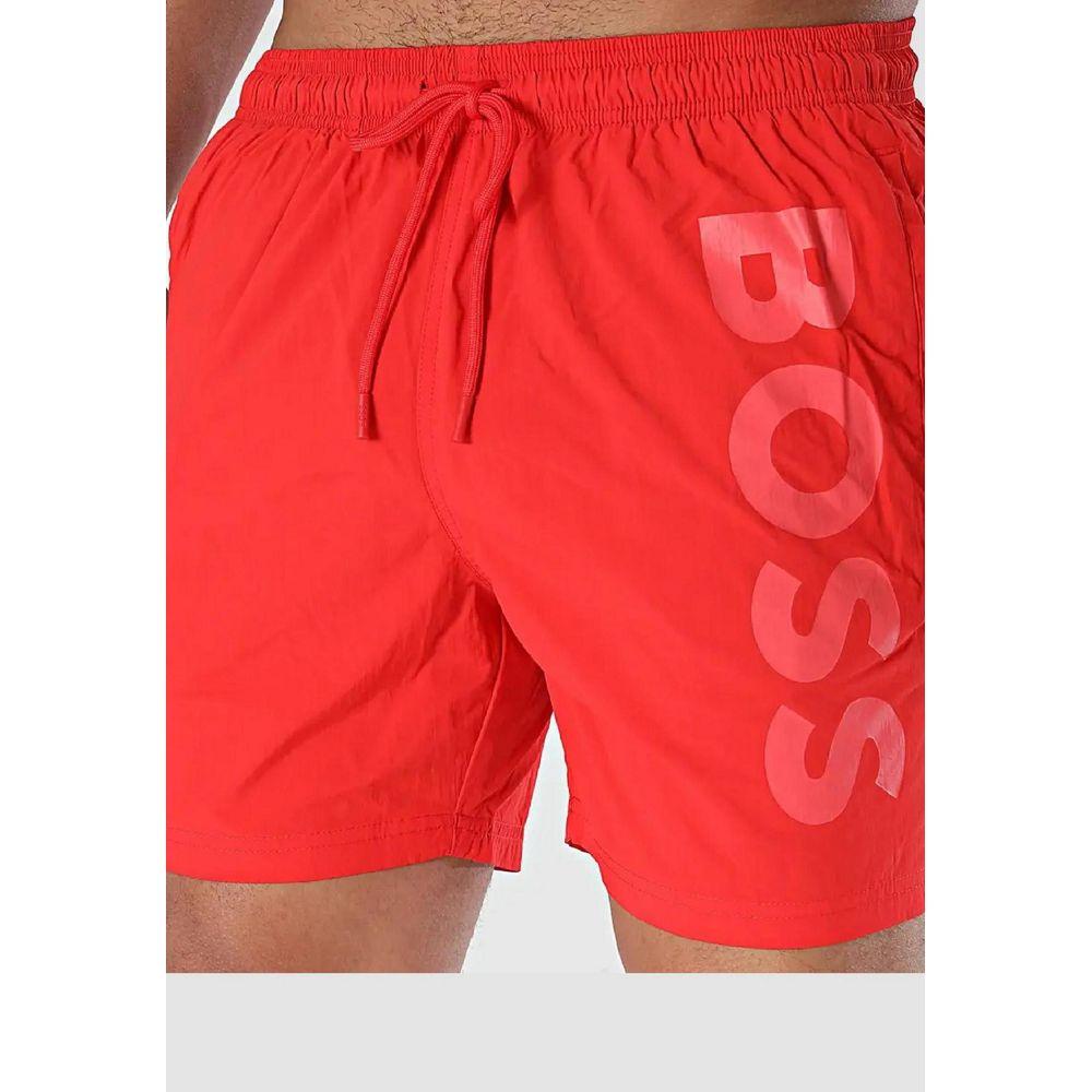 Hugo Boss Red Polyester Swimwear - Arichezz.store