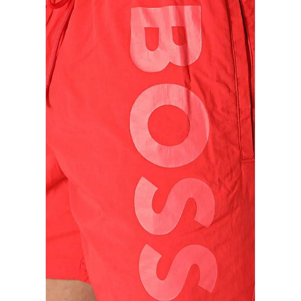 Hugo Boss Red Polyester Swimwear - Arichezz.store