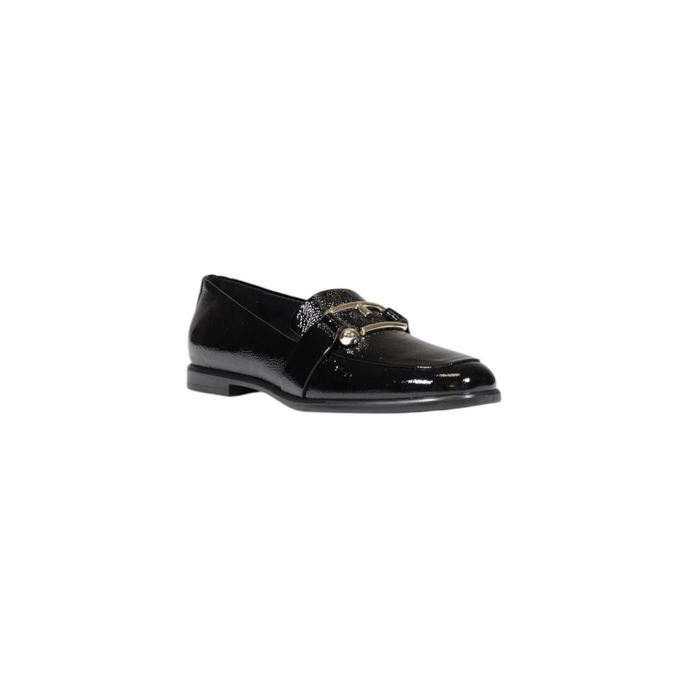 Furla Black Leather Flat Shoe - Arichezz.store