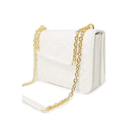 Love Moschino White Polyethylene Handbag - Arichezz.store