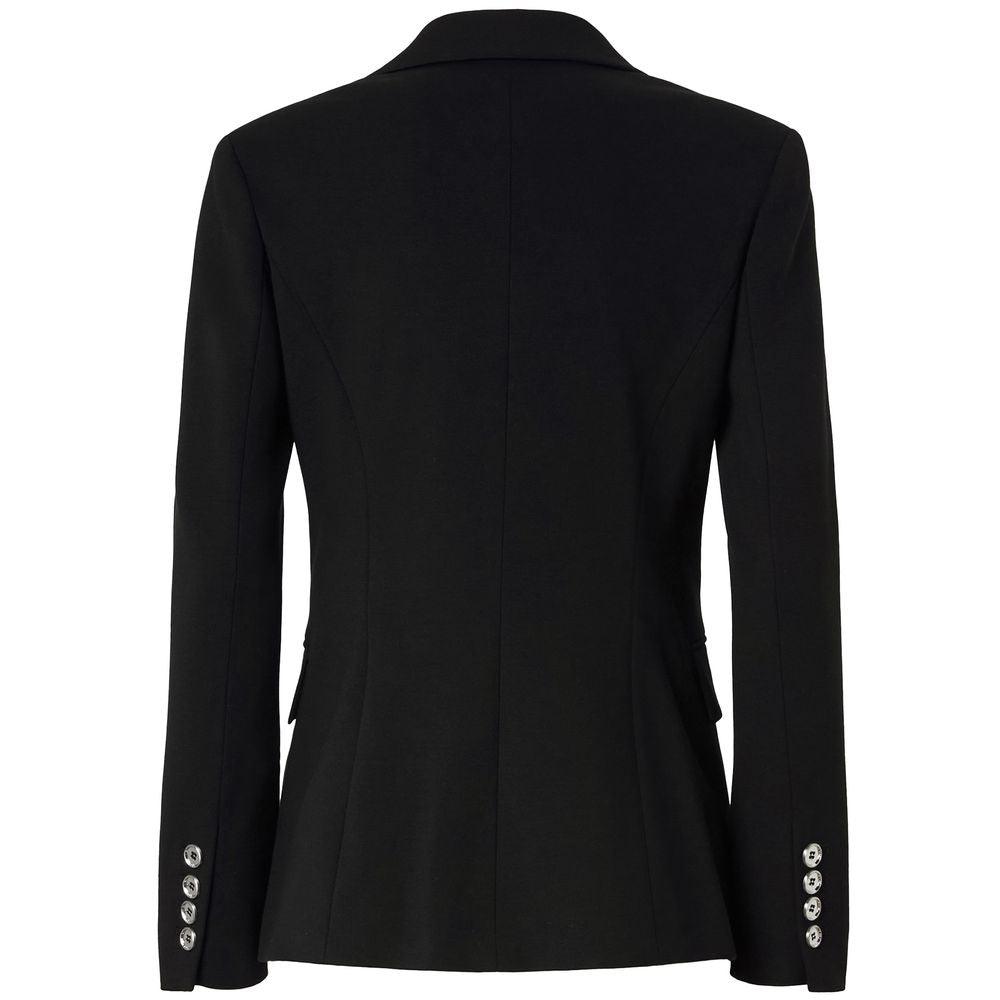 PINKO Black Technical Stretch Blazer Jacket - Arichezz.store