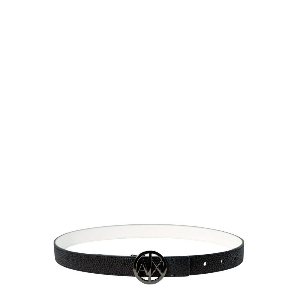 Armani Exchange Black Polyester Belt - Arichezz.store