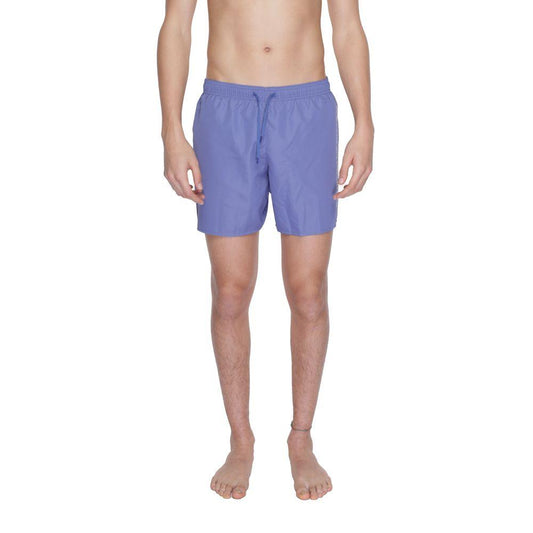 EA7 Emporio Armani Purple Polyester Swimwear - Arichezz.store