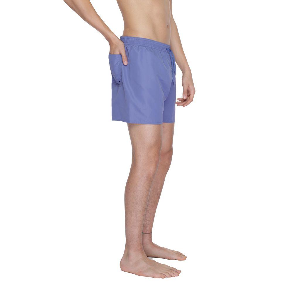 EA7 Emporio Armani Purple Polyester Swimwear - Arichezz.store