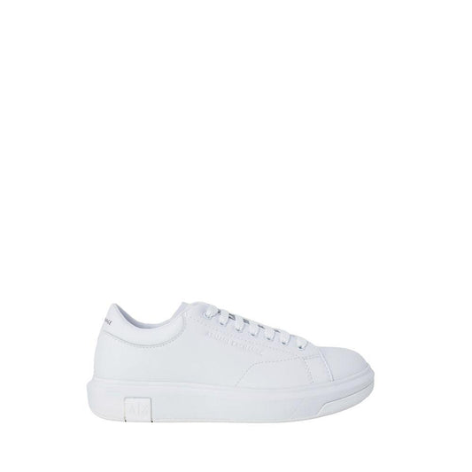 Armani Exchange White Leather Sneaker - Arichezz.store