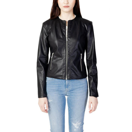 Armani Exchange Women's Black Polyester Jacket