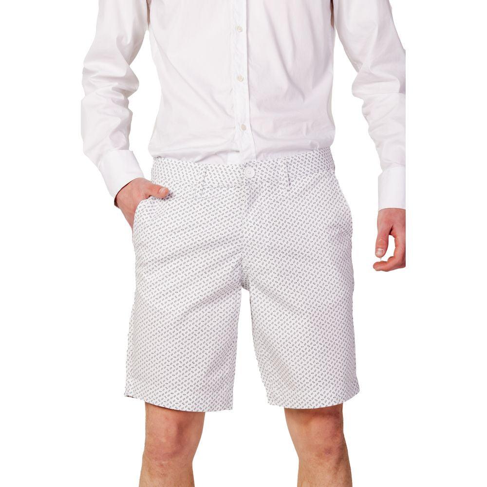 Armani Exchange White Cotton Short - Arichezz.store