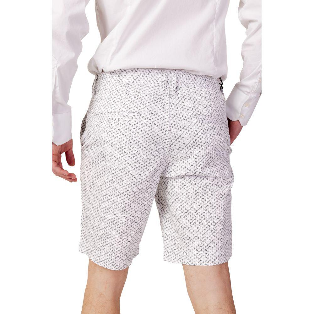 Armani Exchange White Cotton Short - Arichezz.store