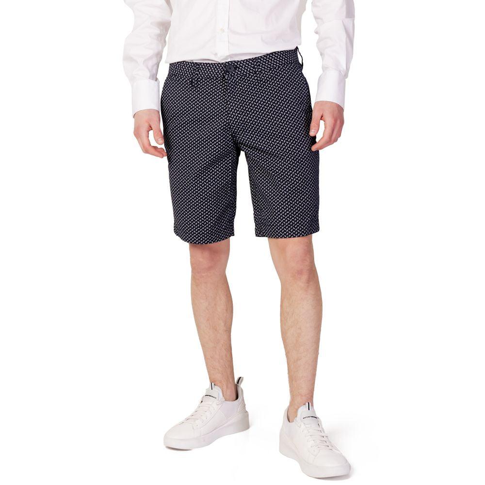 Armani Exchange Blue Cotton Short - Arichezz.store