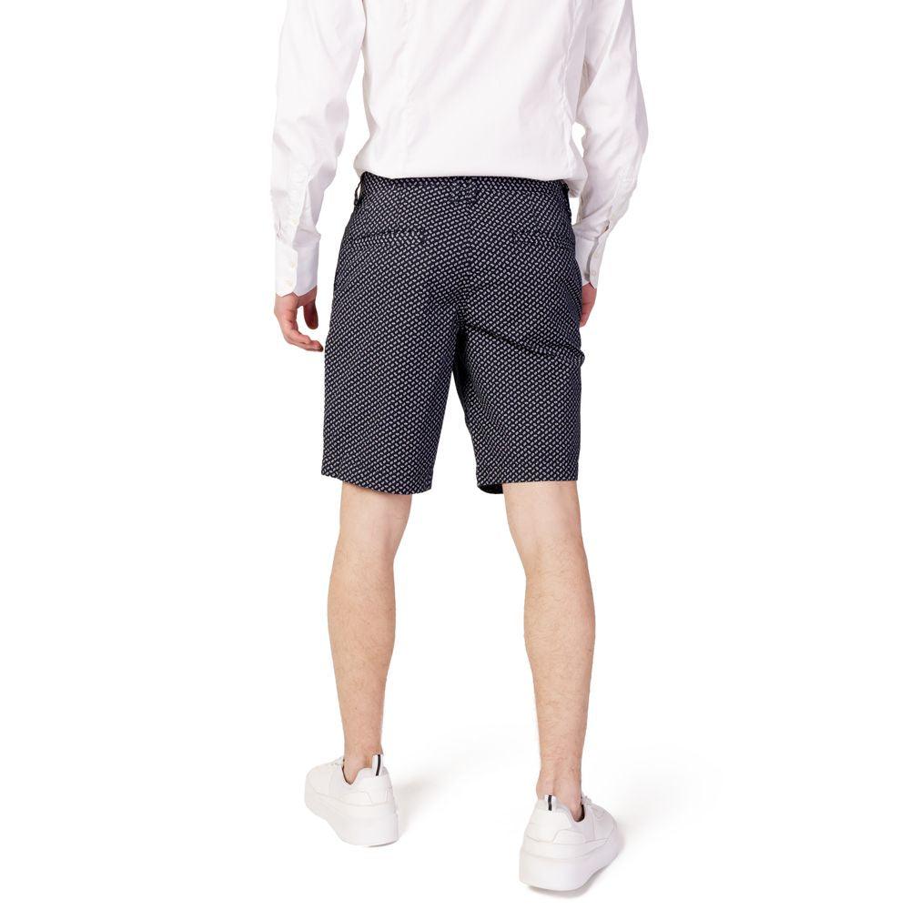 Armani Exchange Blue Cotton Short - Arichezz.store