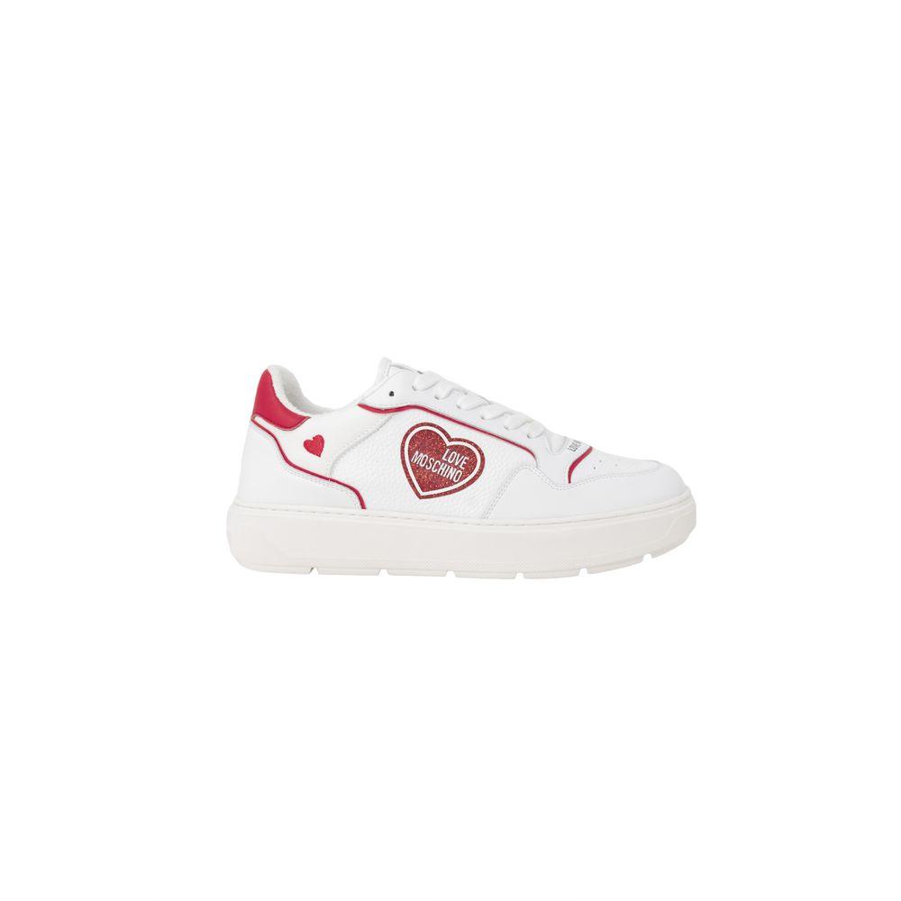 Love Moschino Red Polyethylene Sneaker - Arichezz.store