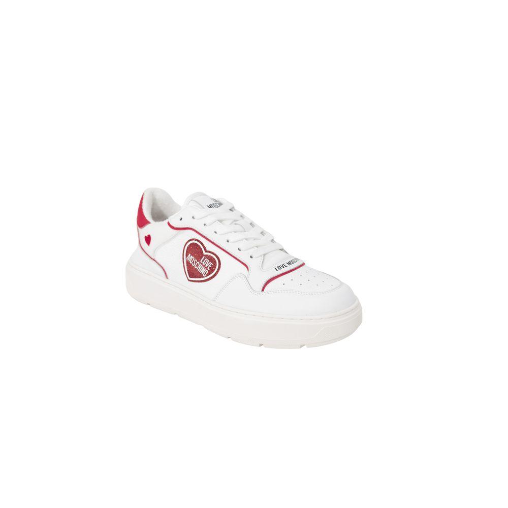 Love Moschino Red Polyethylene Sneaker - Arichezz.store