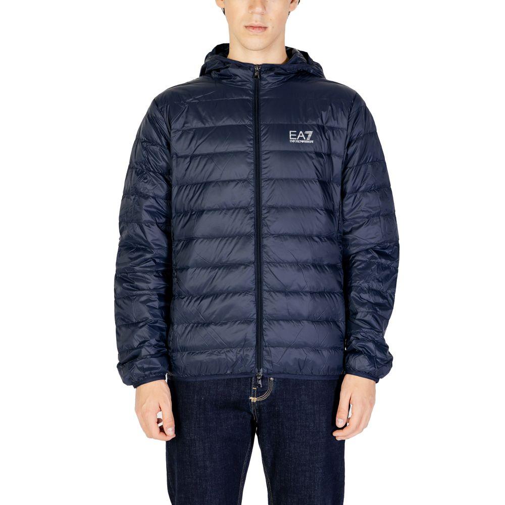 EA7 Emporio Armani Blue Polyamide Jacket - Arichezz.store