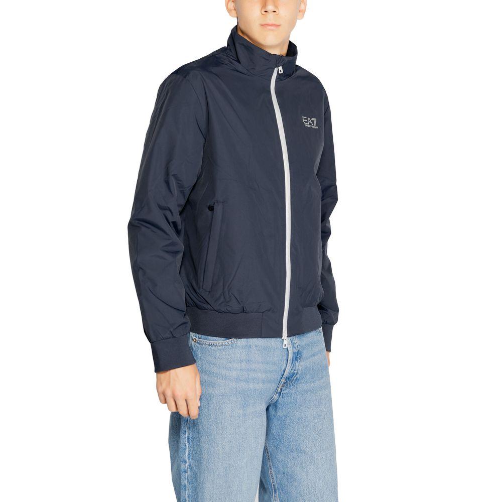 EA7 Emporio Armani Blue Polyamide Jacket - Arichezz.store