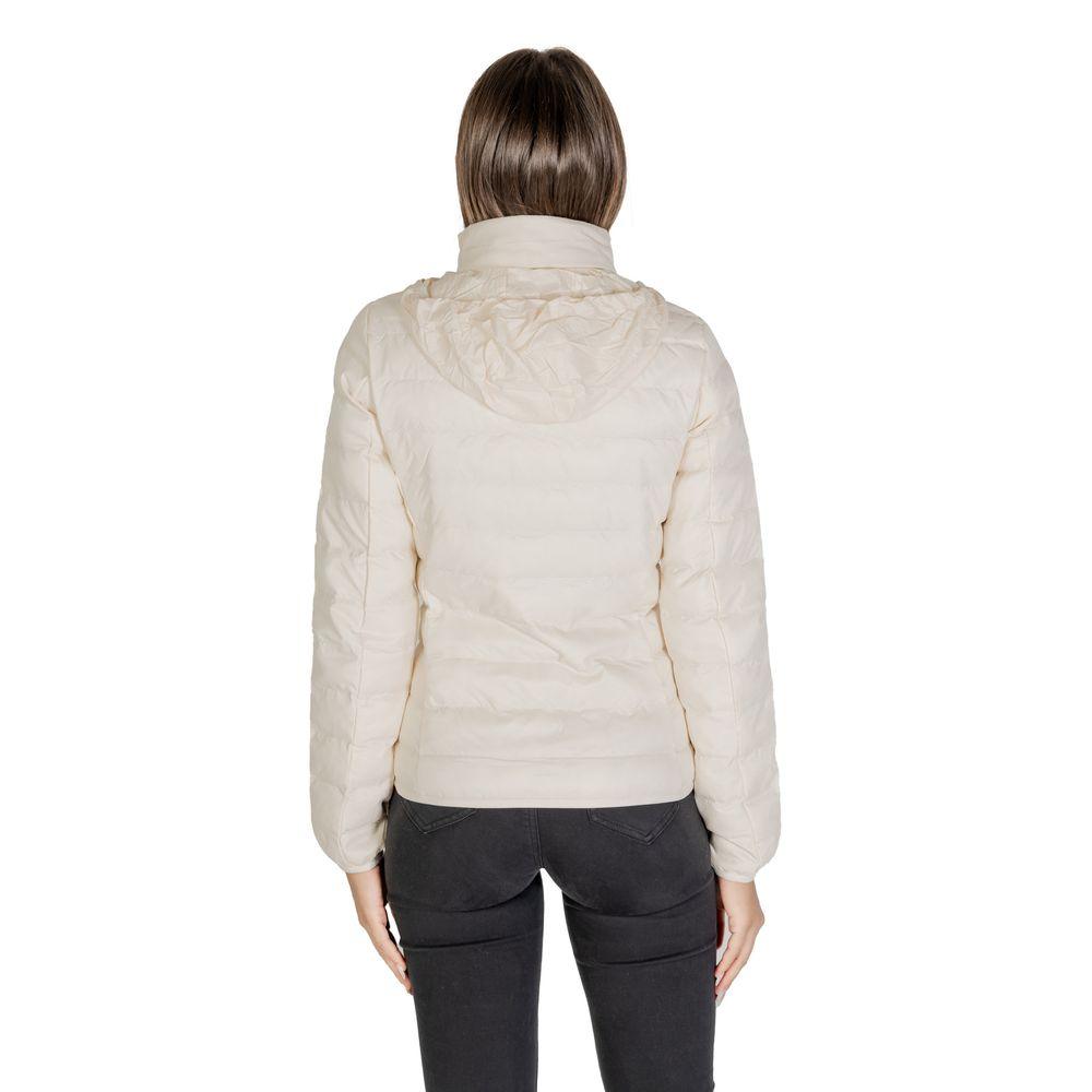 EA7 Emporio Armani Cream Polyamide Jackets & Coat - Arichezz.store