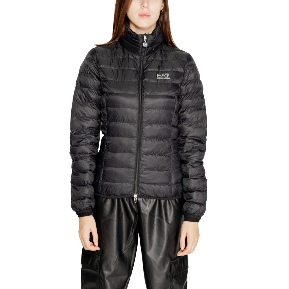 EA7 Emporio Armani Black Polyamide Jackets & Coat - Arichezz.store