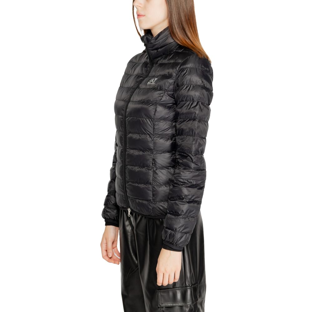 EA7 Emporio Armani Black Polyamide Jackets & Coat - Arichezz.store