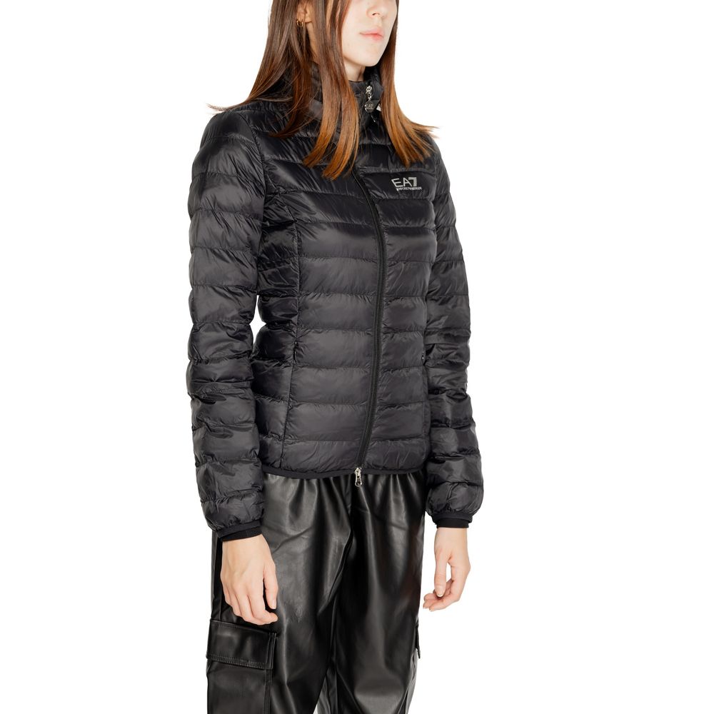 EA7 Emporio Armani Black Polyamide Jackets & Coat - Arichezz.store