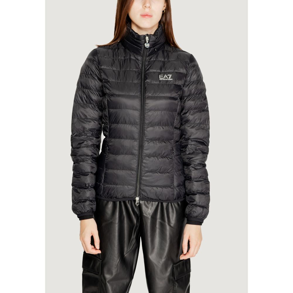 EA7 Emporio Armani Black Polyamide Jackets & Coat - Arichezz.store