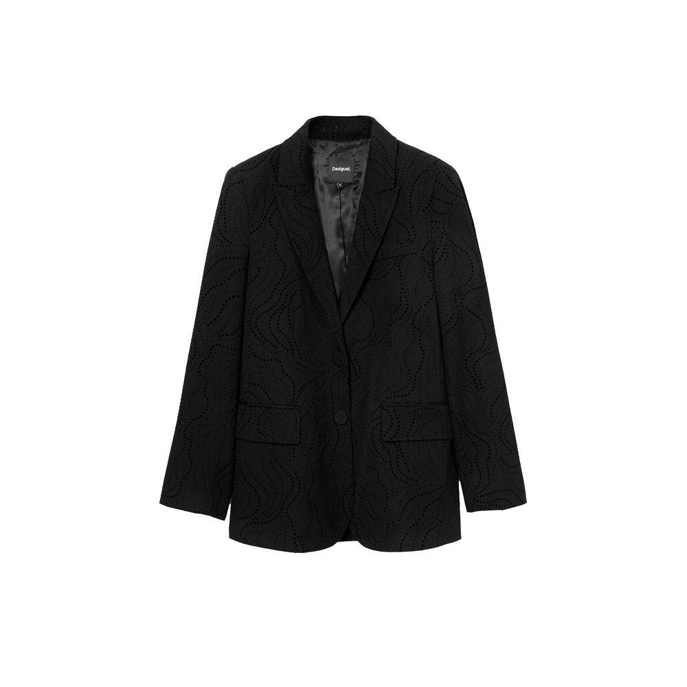 Desigual Black Polyester Suits & Blazer - Arichezz.store