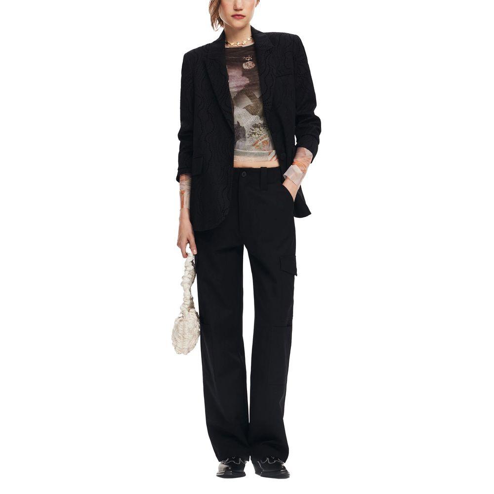 Desigual Black Polyester Suits & Blazer - Arichezz.store