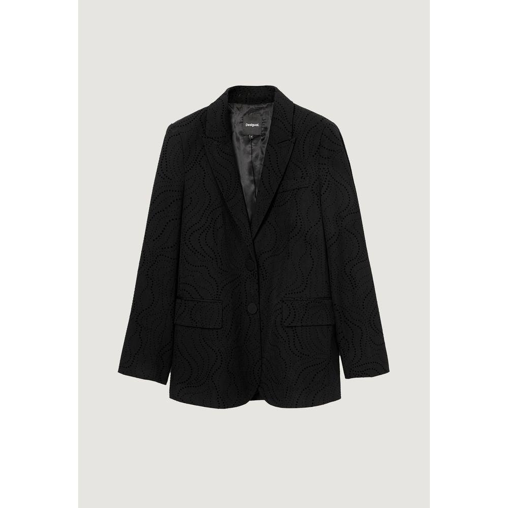 Desigual Black Polyester Suits & Blazer - Arichezz.store