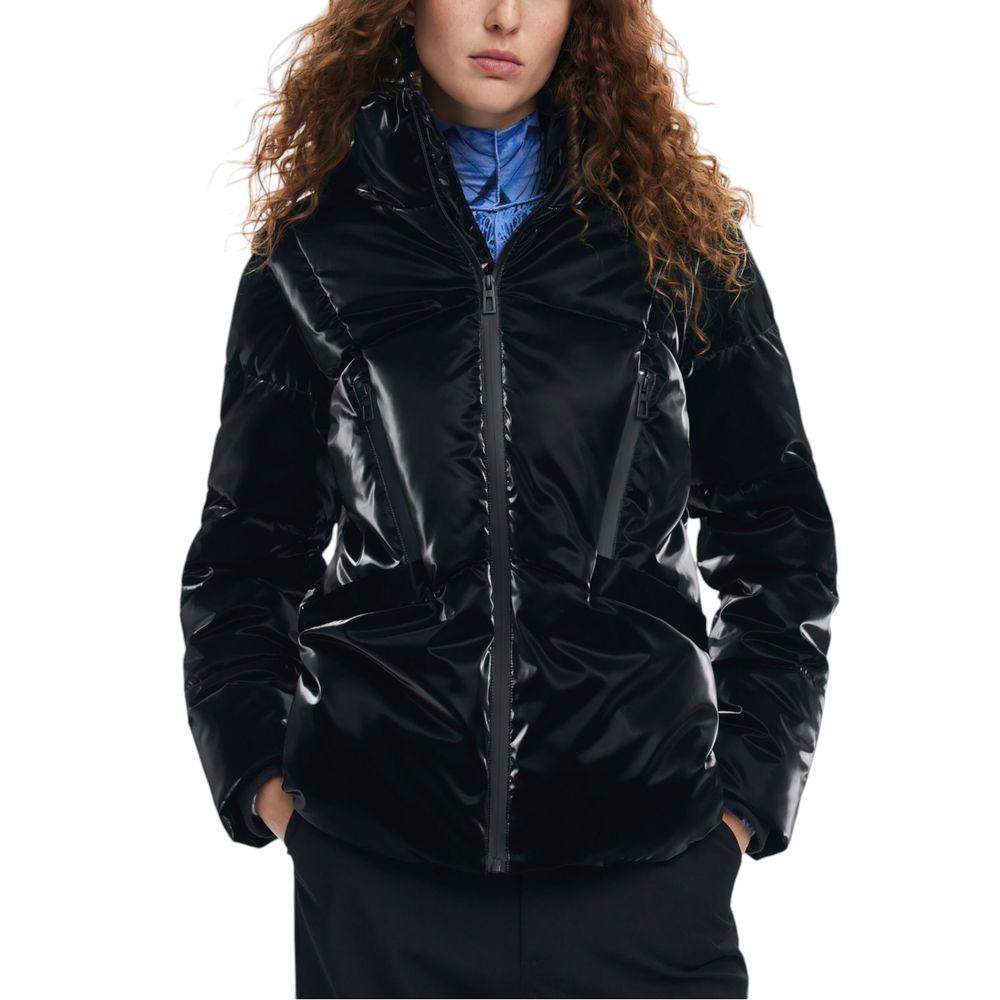 Desigual Black Polyester Jackets & Coat - Arichezz.store