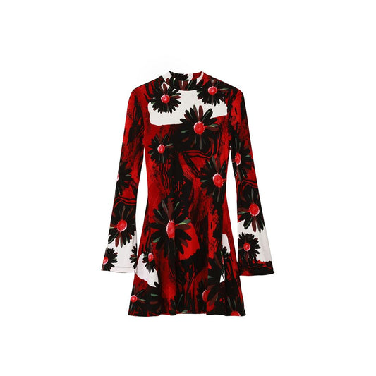 Desigual Red Viscose Dress - Arichezz.store