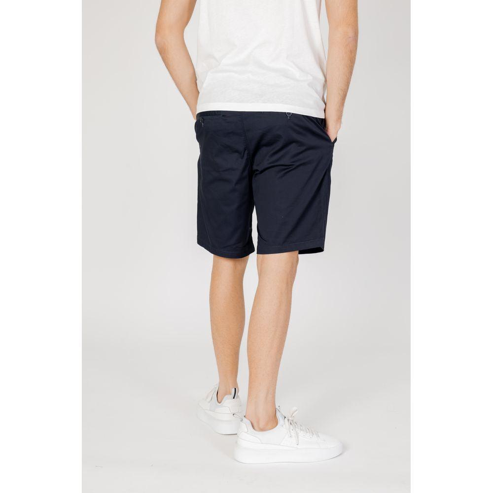 Armani Exchange Blue Cotton Short - Arichezz.store