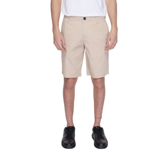 Armani Exchange Beige Cotton Short - Arichezz.store