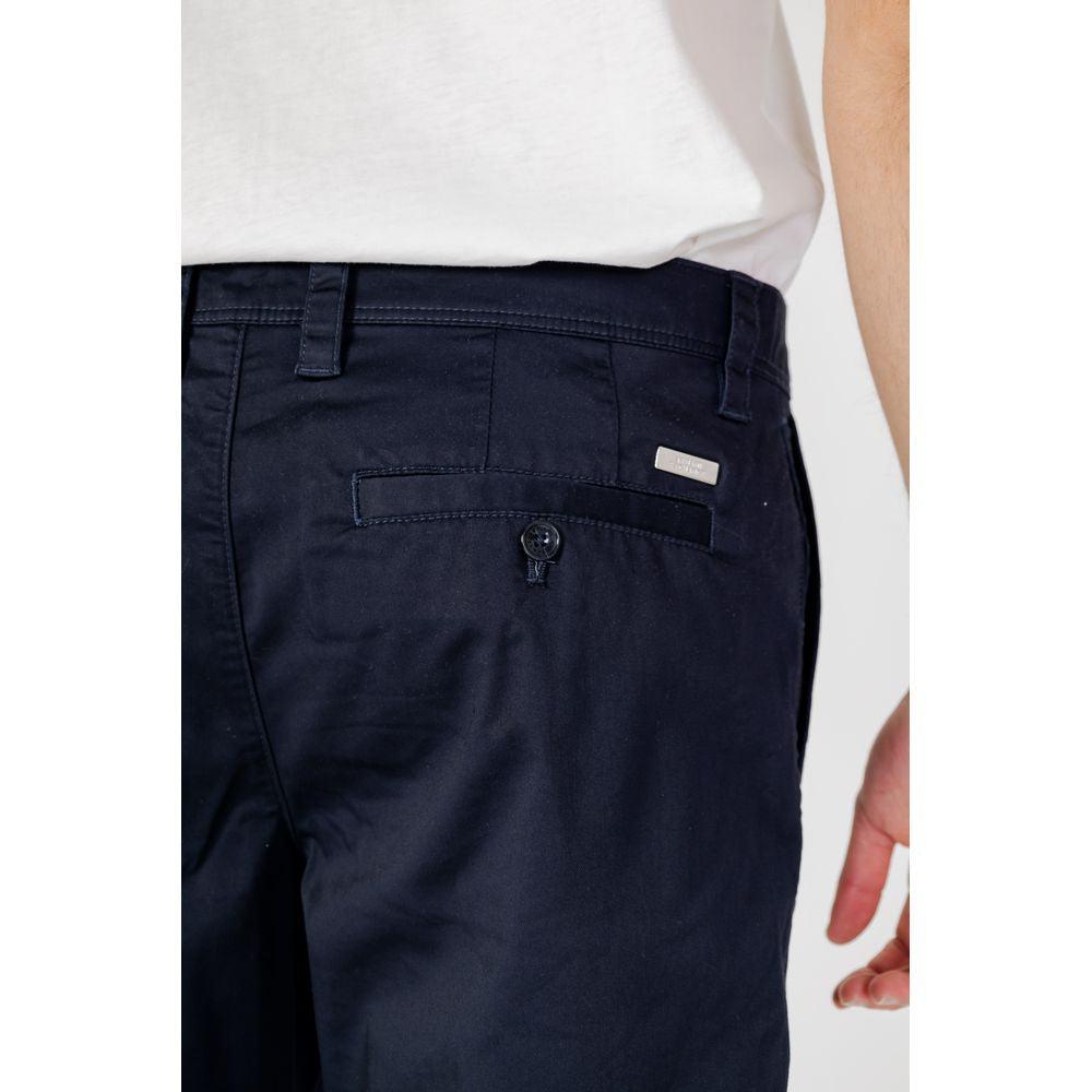 Armani Exchange Blue Cotton Short - Arichezz.store