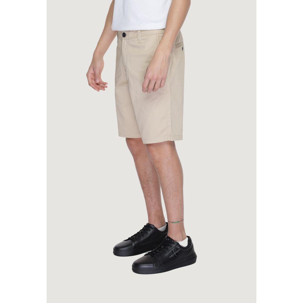 Armani Exchange Beige Cotton Short - Arichezz.store