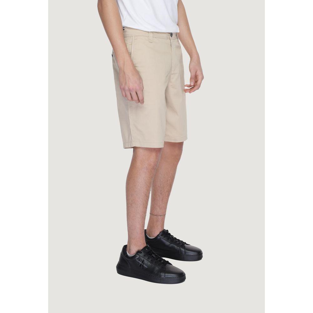 Armani Exchange Beige Cotton Short - Arichezz.store