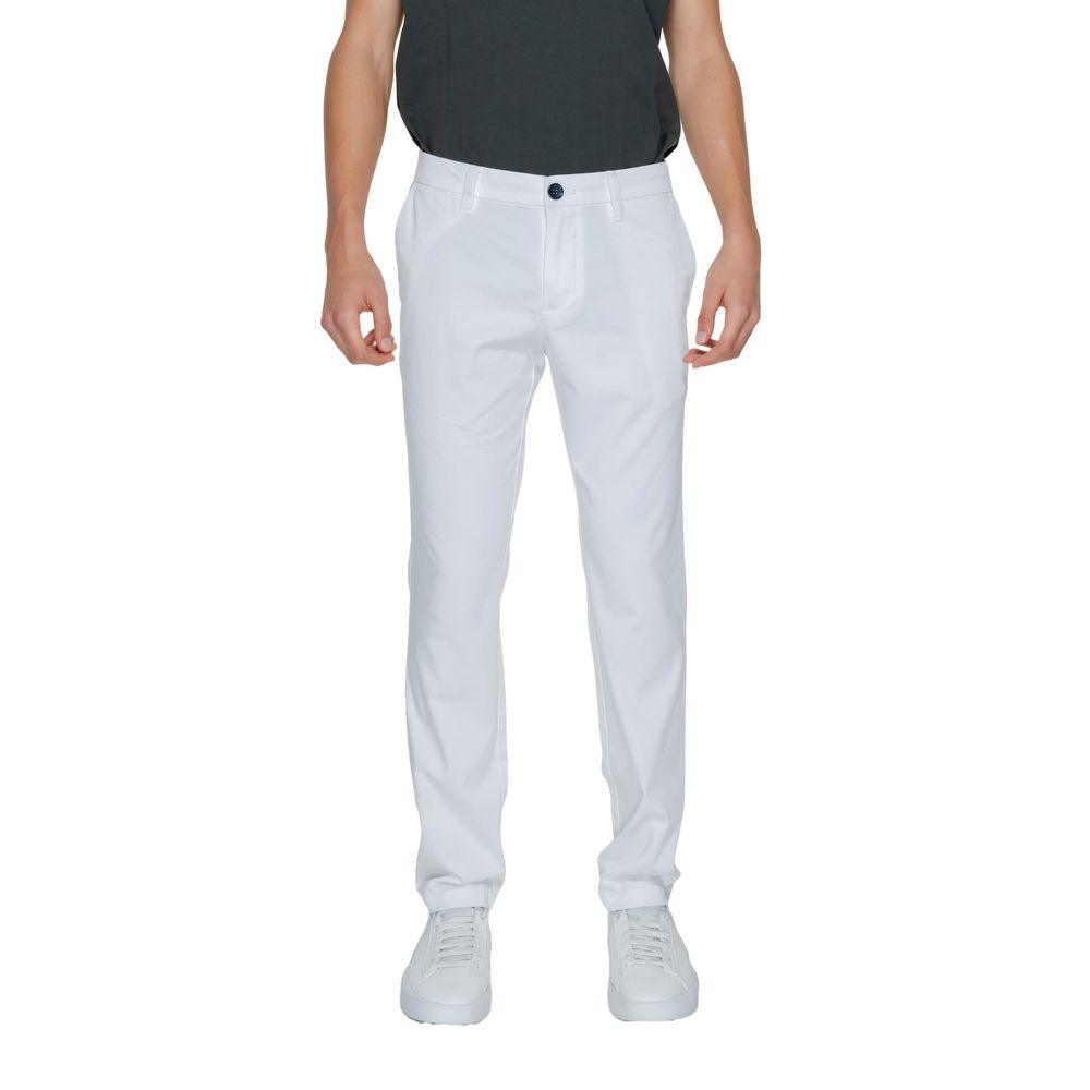 Armani Exchange White Cotton Jeans & Pant - Arichezz.store