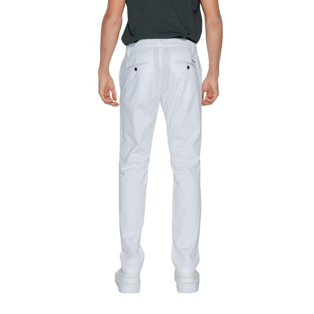 Armani Exchange White Cotton Jeans & Pant - Arichezz.store