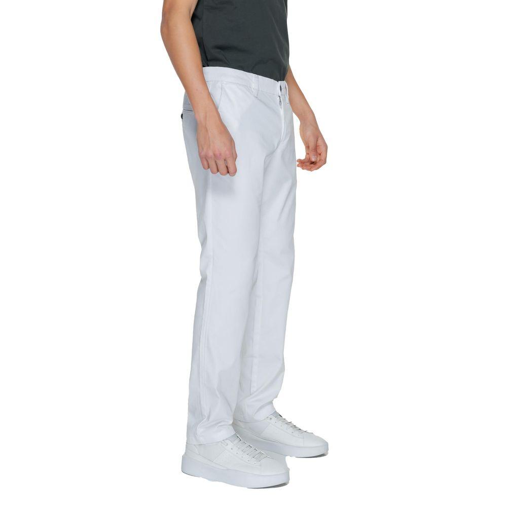 Armani Exchange White Cotton Jeans & Pant - Arichezz.store